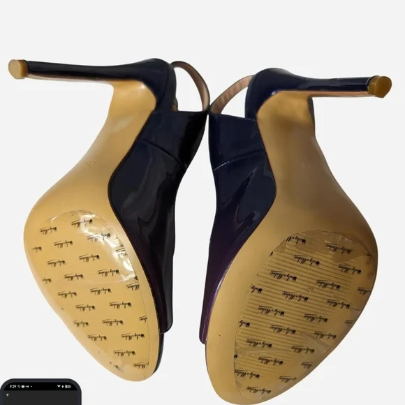 Only Navy and Purple Women's Heels - Picture 7 of 8